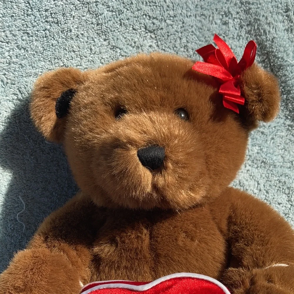 Build a bear I love you bear with heart and bow
